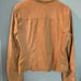 ODYN Faux Suede tan chic asymmetrical biker Moto jacket size S/M