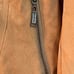 ODYN Faux Suede tan chic asymmetrical biker Moto jacket size S/M