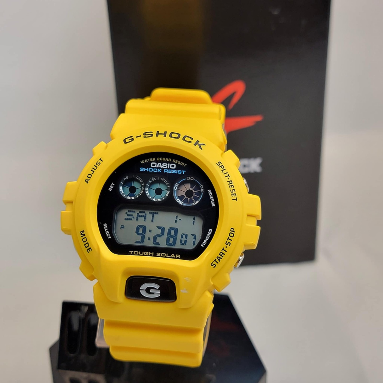 24時間限定タイムセール CASIO RARE G-SHOCK MEN'S SOLAR TOUGH YELLOW LIMITED G-6900A 時計