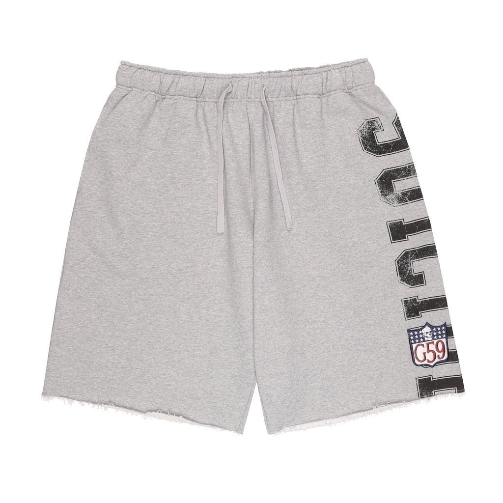uicideboy G59 Born 2 Lose Shorts (Heather Grey) Medium