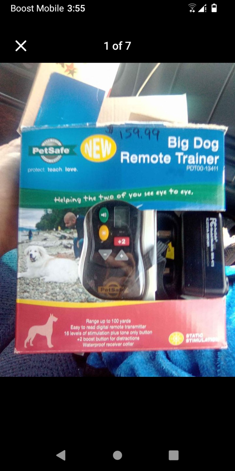 PetSafe Radio Systems PDBDT-305 Deluxe Big Dog Trainer New