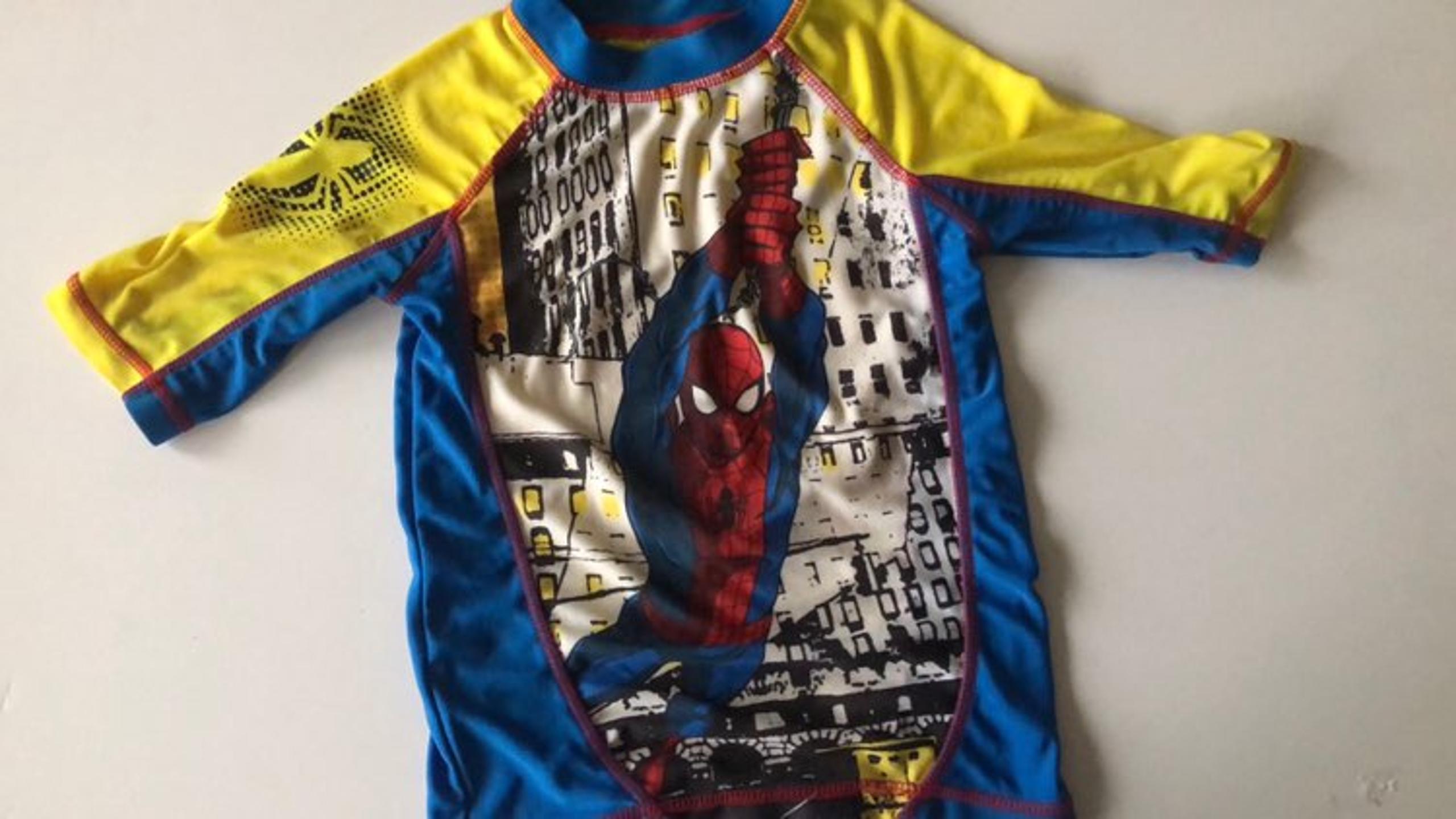 Marvel spiderman rashguard for toddler,
