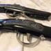 Vintage Captain Hook Cork Gun Tin Toy