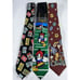 Neckties Lot of 3 Mickey Mouse Disney Goofy Golf Football Postcards 100% Silk