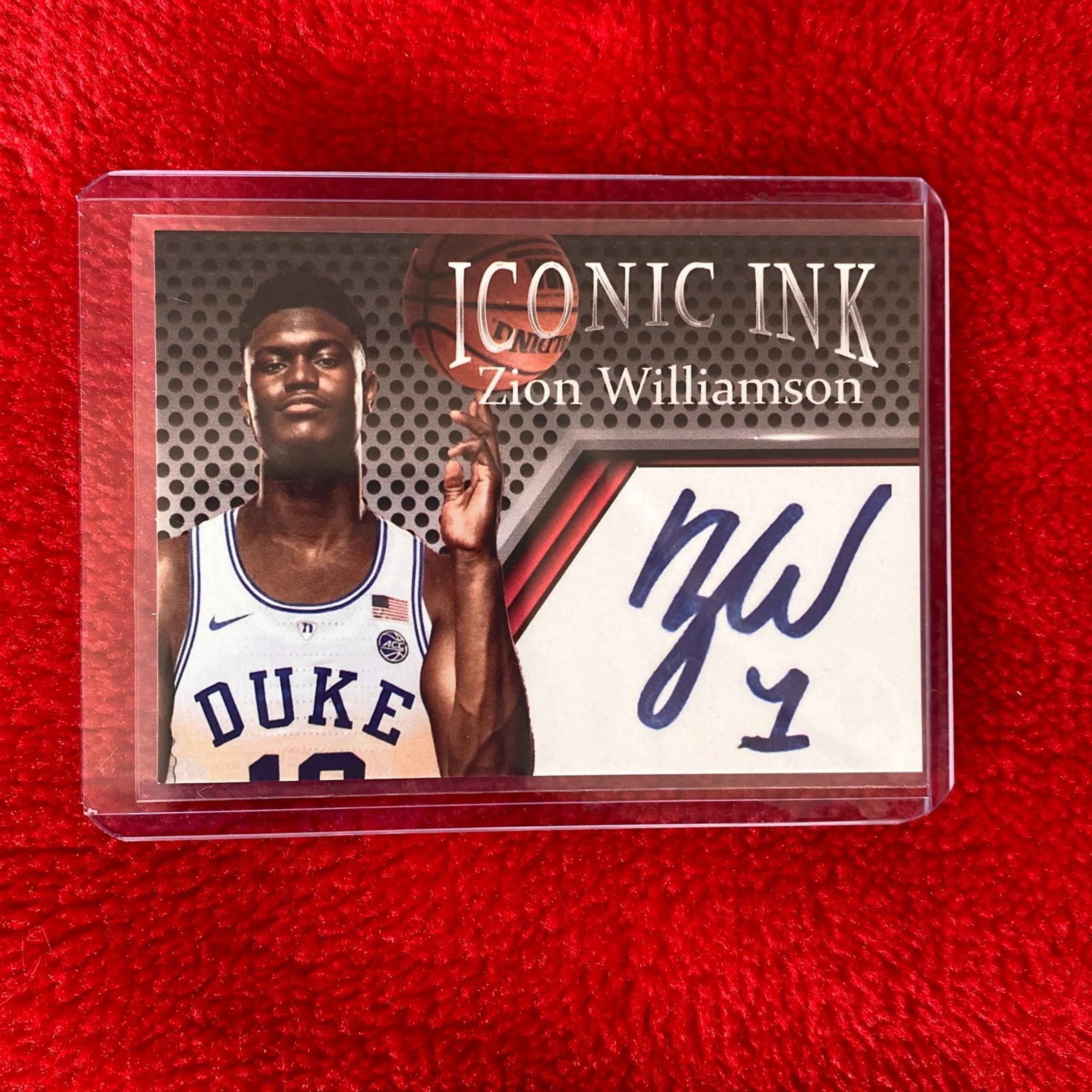 Zion Williamson Iconic Ink Rookie