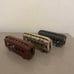 Patriotic Set of Antique Toy Train Metal Cars