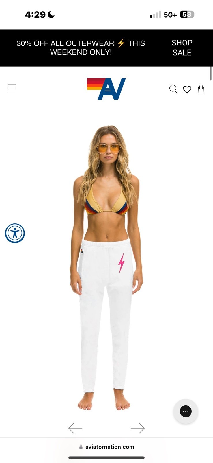 aviator nation sweatpants