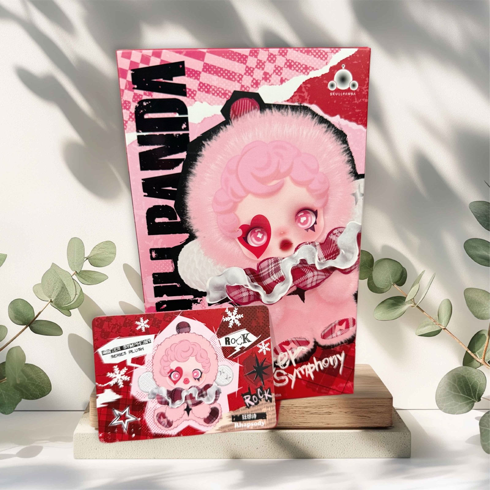 POP MART SKULLPANDA Winter Symphony Plush Pendant - Rhapsody