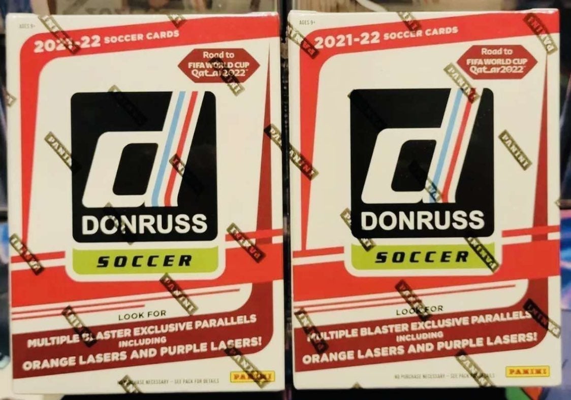 Donruss Soccer 2021-22 Blaster Bundle of 2 Road to Qatar