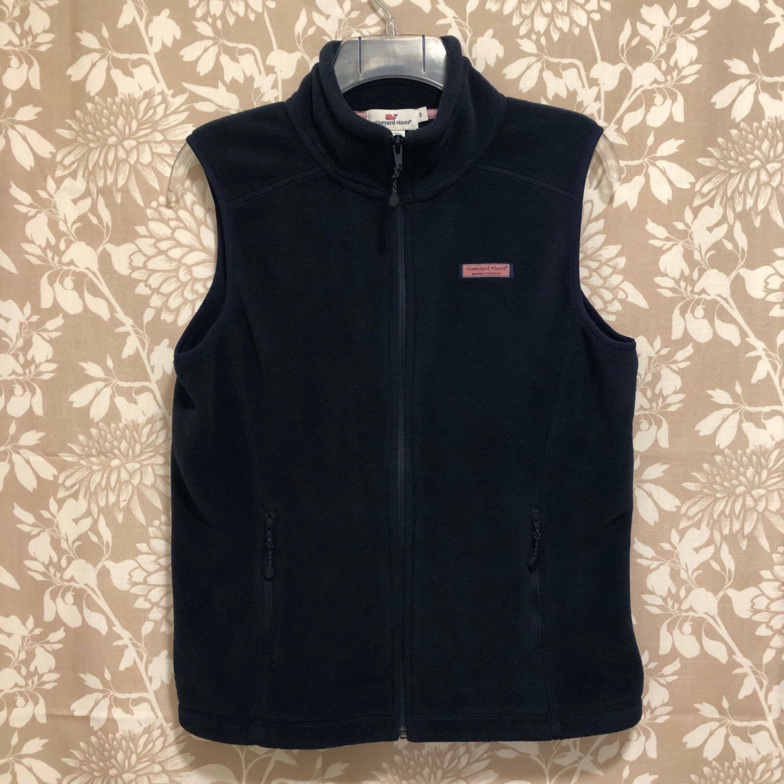 Women’s Vineyard Vines Navy Blue Westerly Fleece Outdoor Sports Vest