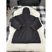 Eddie Bauer Men's Black Full Zip Goose Down Chore Jacket Size Small Hooded