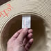 NWOT Embroidered Aperol Spritz Beach Hat 100 Paperstraw Sunblock Women's M