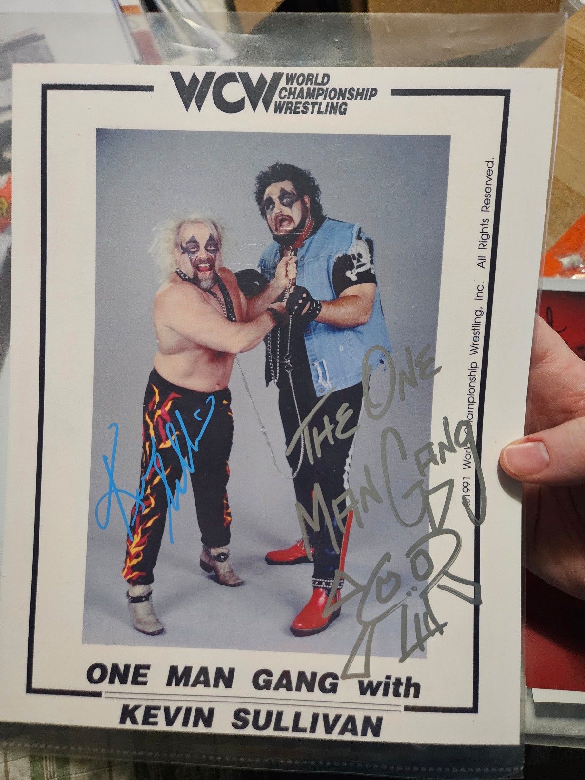 One man gang and kevin Sullivan signed 8x10