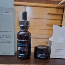 SkinCeuticals HA Intensifier multi-glycan & Giorgio Armani Crema Nera