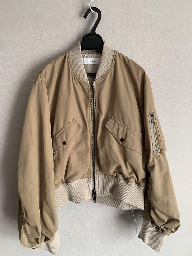 JOURNAL STANDARD Beige MA-1 Jacket