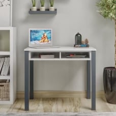 Desk with drawer - Small desk - 35 inches long, 2 drawers