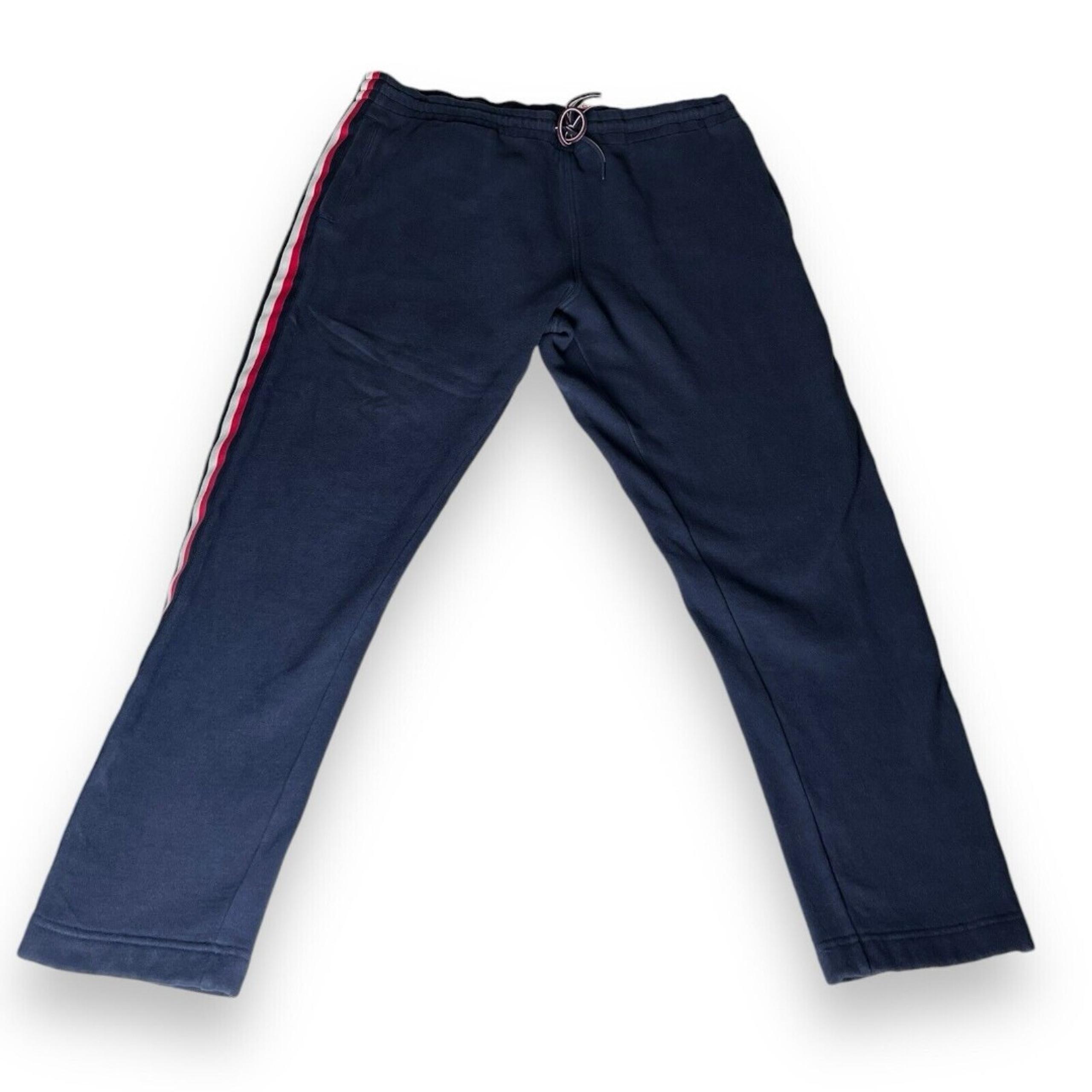 Tommy Hilfiger Side Striped Draw String Waist Dark Blue Sweatpants Men’s Size XL