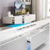 Floating LED High Gloss TV Stand Wall Mounted TV Cabinet Entertainment Center