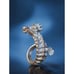 Vintage Seahorse Ring Silver Tone Ornate Marine Life Size 6.5 Statement