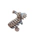 Vintage Seahorse Ring Silver Tone Ornate Marine Life Size 6.5 Statement