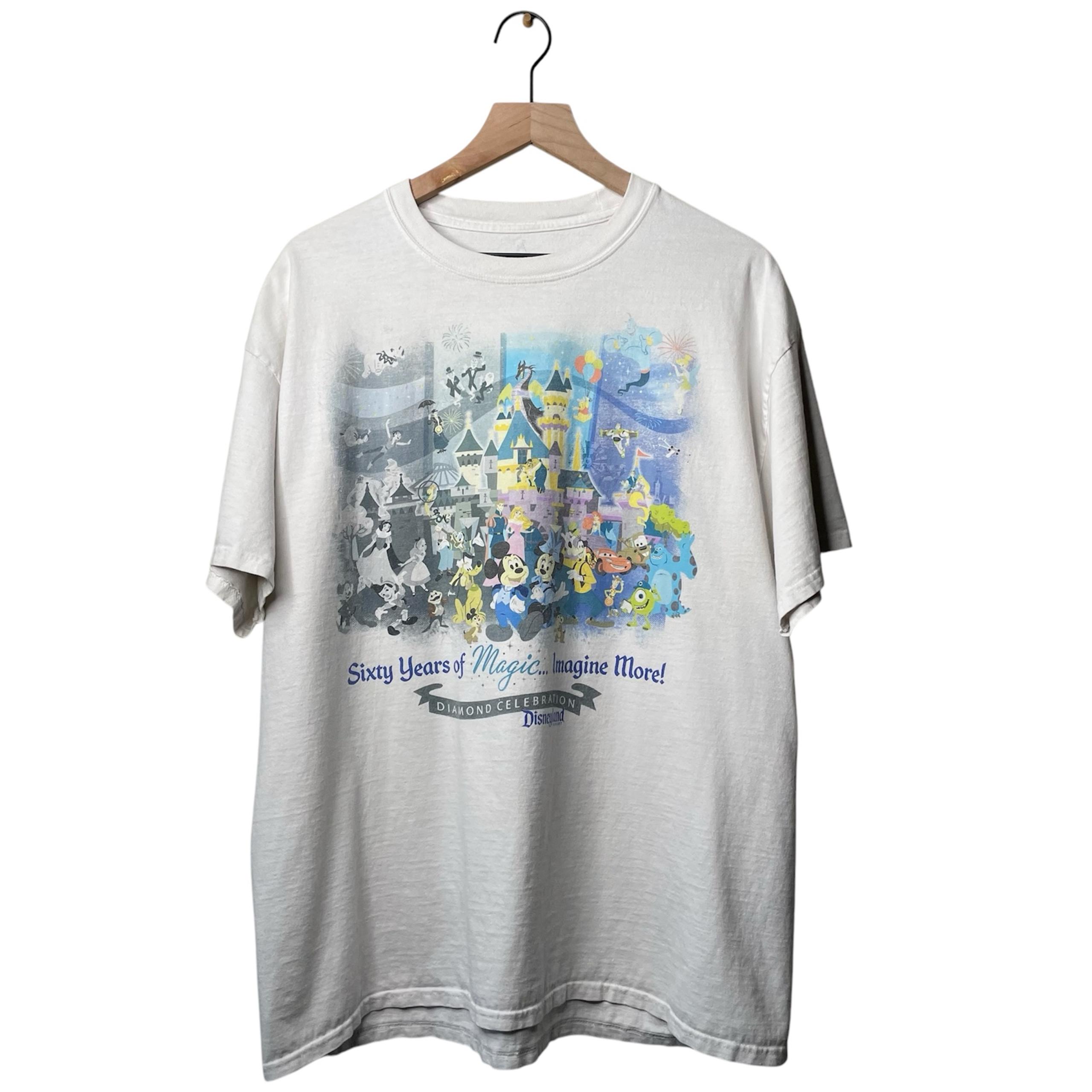 T-Disney Disneyland Sixty Years Of Magic Diamond Celebration Anniversary T-Shirt