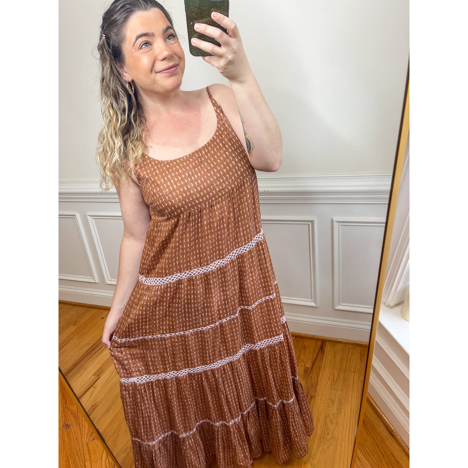 Free People Midnight Dance Maxi Slip Dress Size XS/S DO-PA13