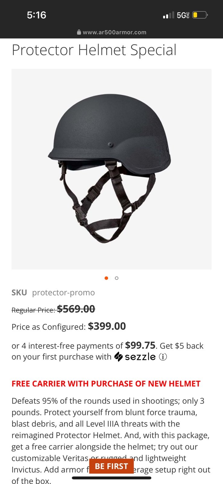 Safety helmet