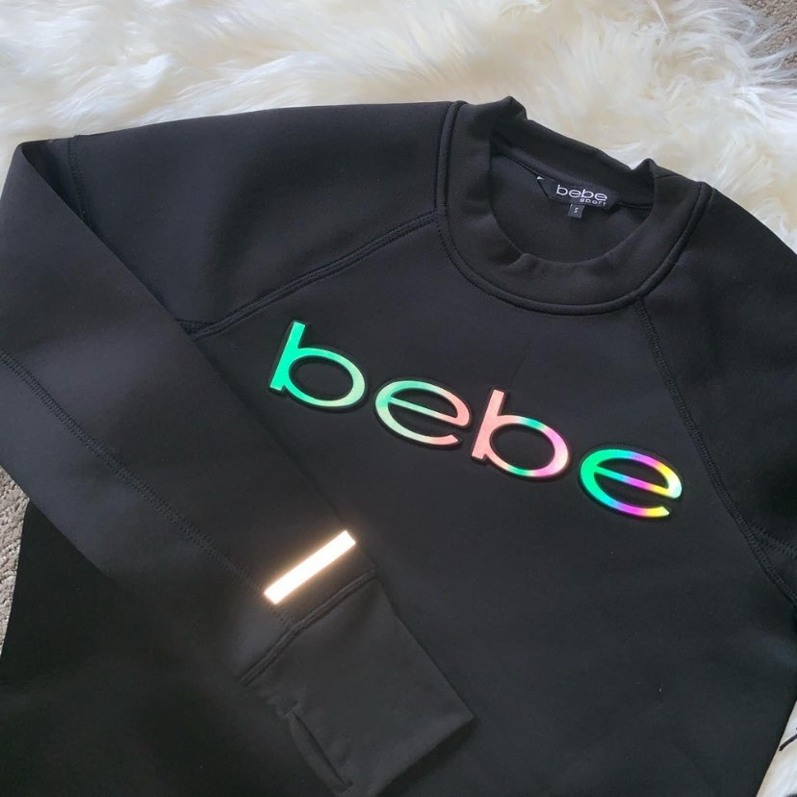 Bebe Sport scuba reflective black NWT sm