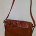 Brown Leather vintage messenger /laptop bag