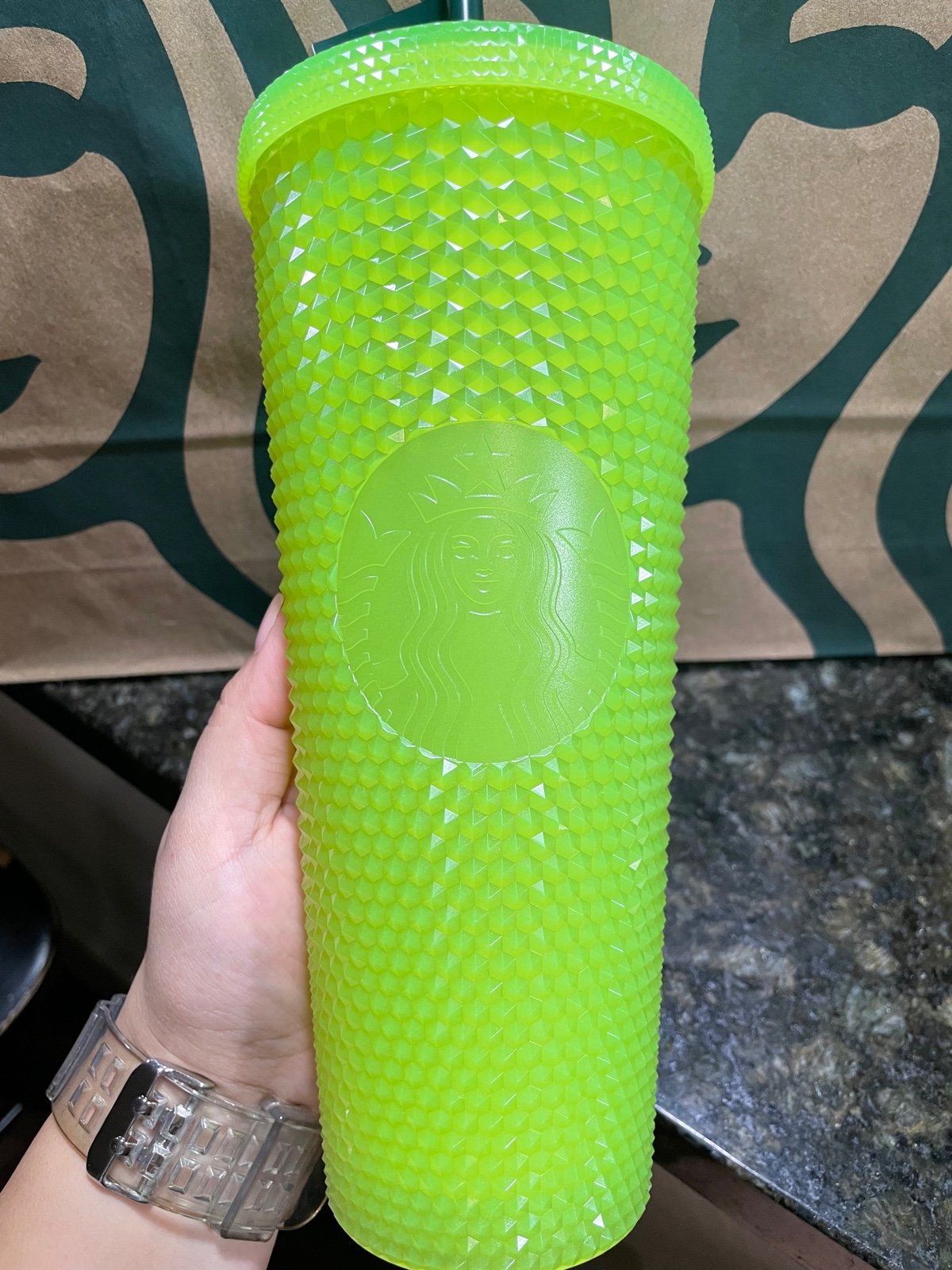 Starbucks Studded Lemongrass Venti Tumbler