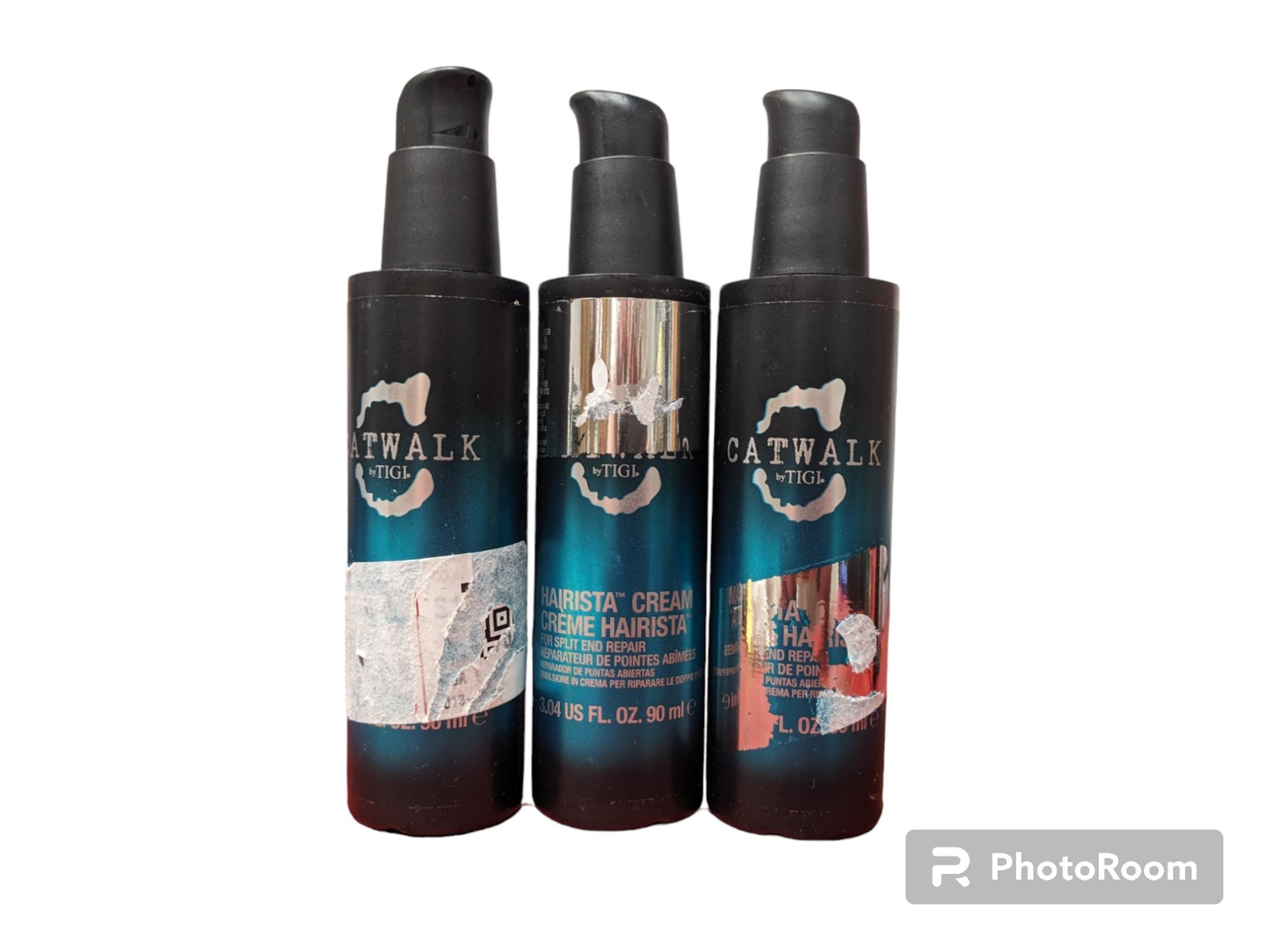 Lot of 3 Tigi Catwalk Hairista Creme for Split End Repair