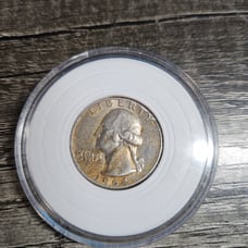 1964 silver quarter type B