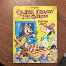 Vintage Hanna Barbera Coloring Book
