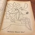 Vintage Hanna Barbera Coloring Book