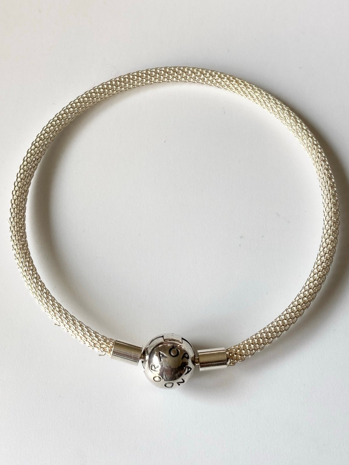 Authentic retired Pandora S925 ALE mesh Bracelet