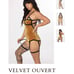 Solstice Intimates Mesh Ouvert Harness Bodysuit