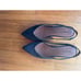 Indigo Black sling backs