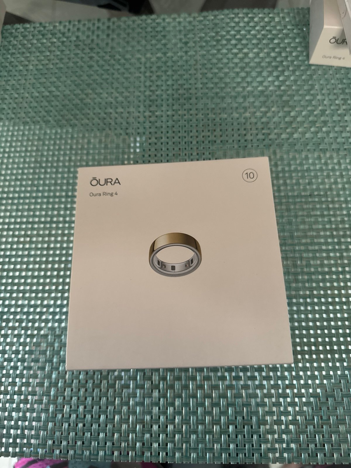 Brand new Oura ring 4 gold size 10