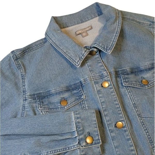 Jessica London Long Denim Jacket 20W