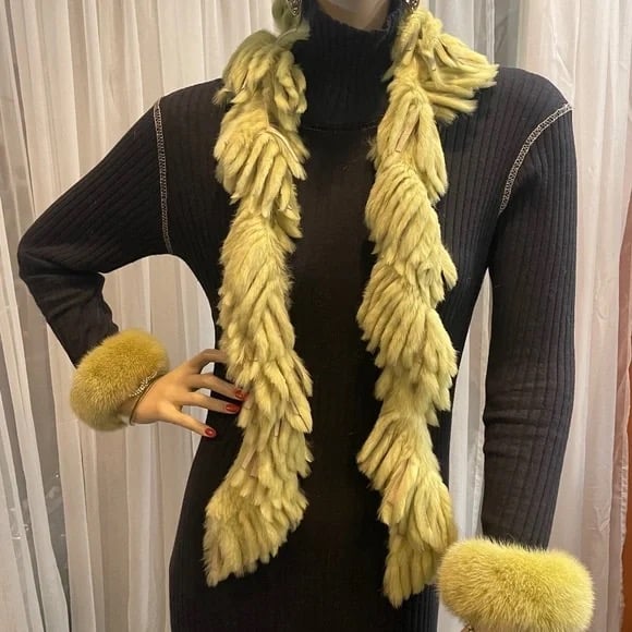Chinchilla Fur Scarf