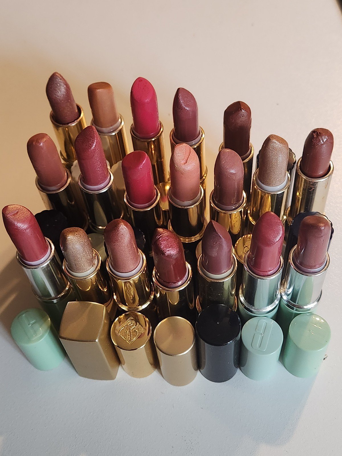 19 Vintage Lipsticks Estee Lauder Clinique Some RARE