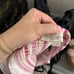 Loft Stripe Convertible Halter Tank Top Stripe Pink Size Small