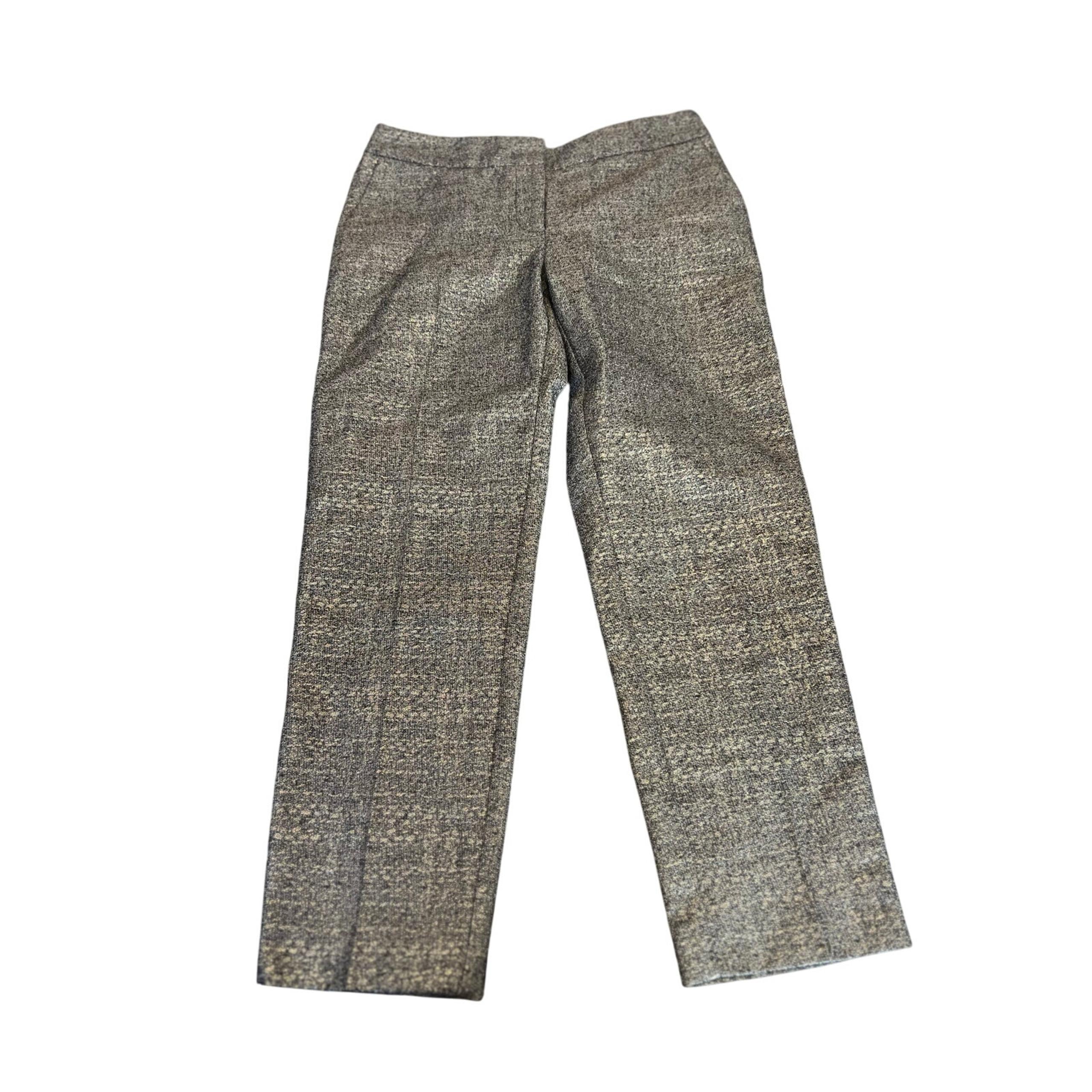 Boden ankle pant women’s size 4 gold shimmer black with pockets