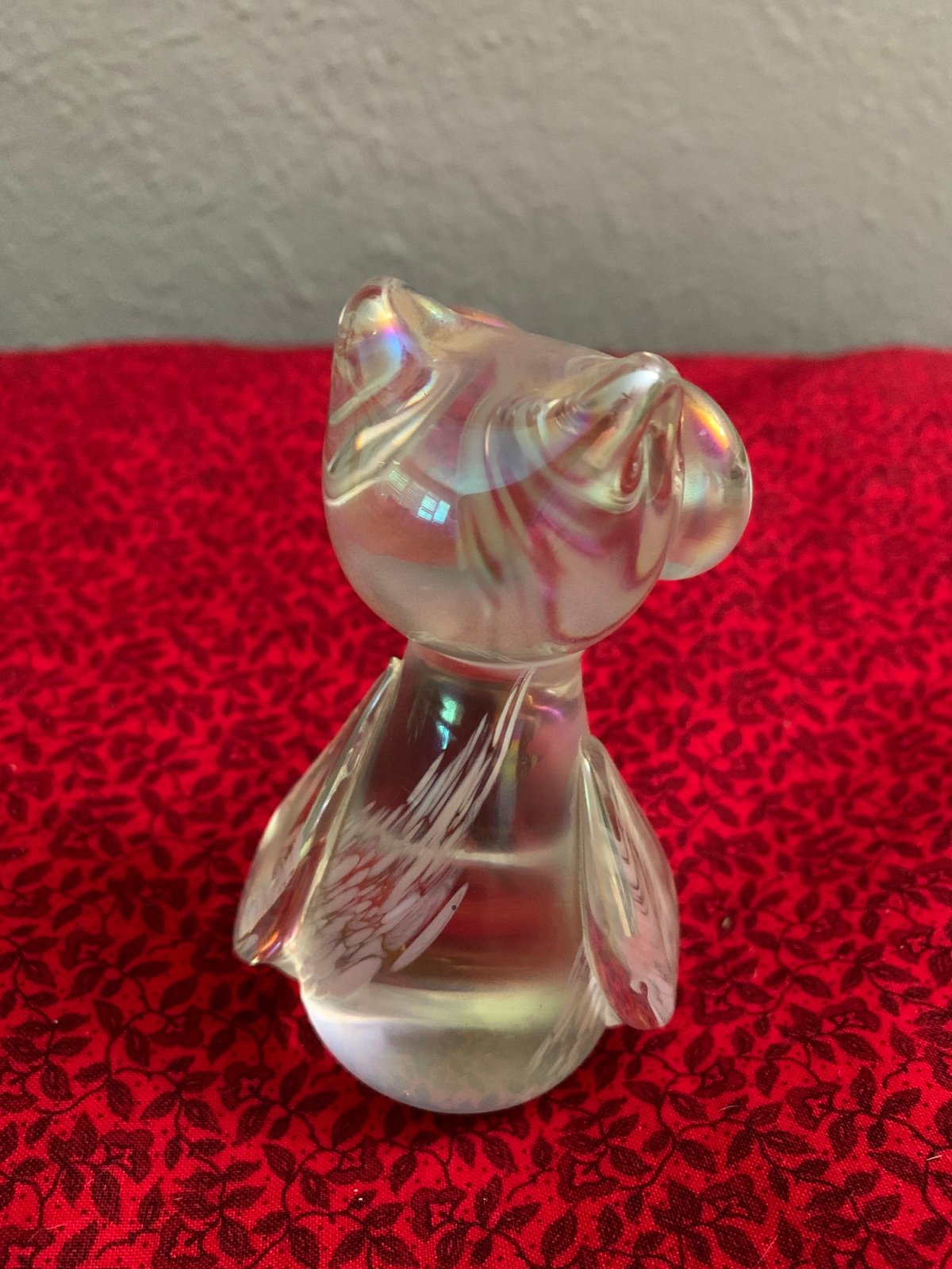 Vintage glass owls - detail