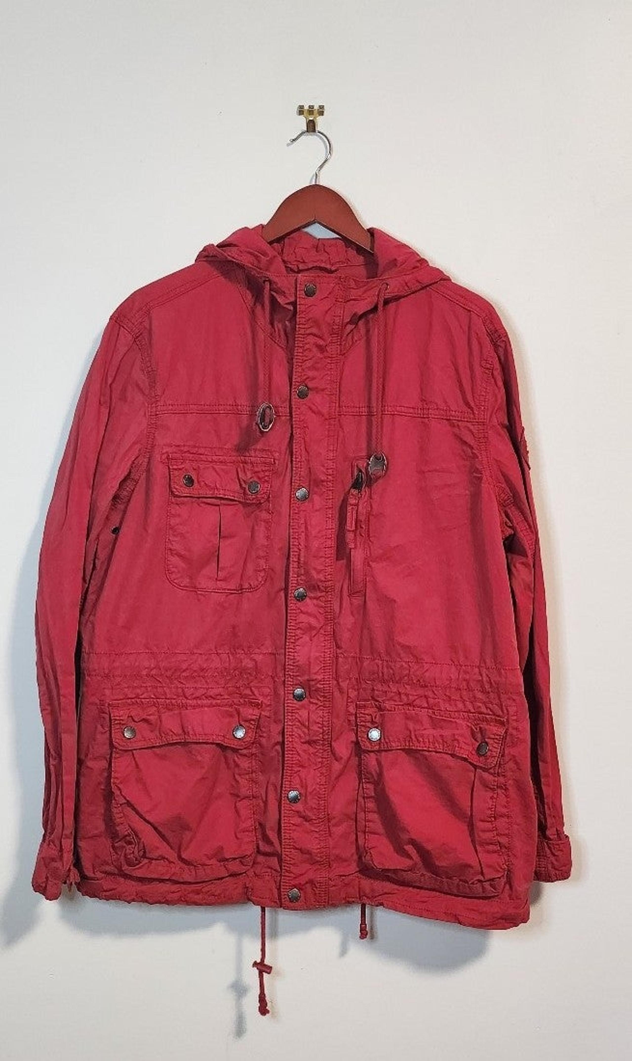 American Eagle Men's Red Parka