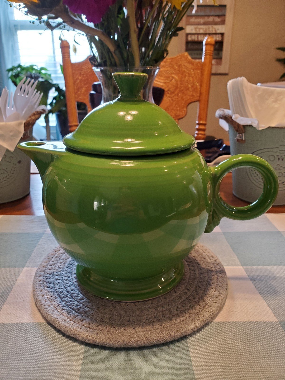 FIESTA RETIRED SHAMROCK TEAPOT
