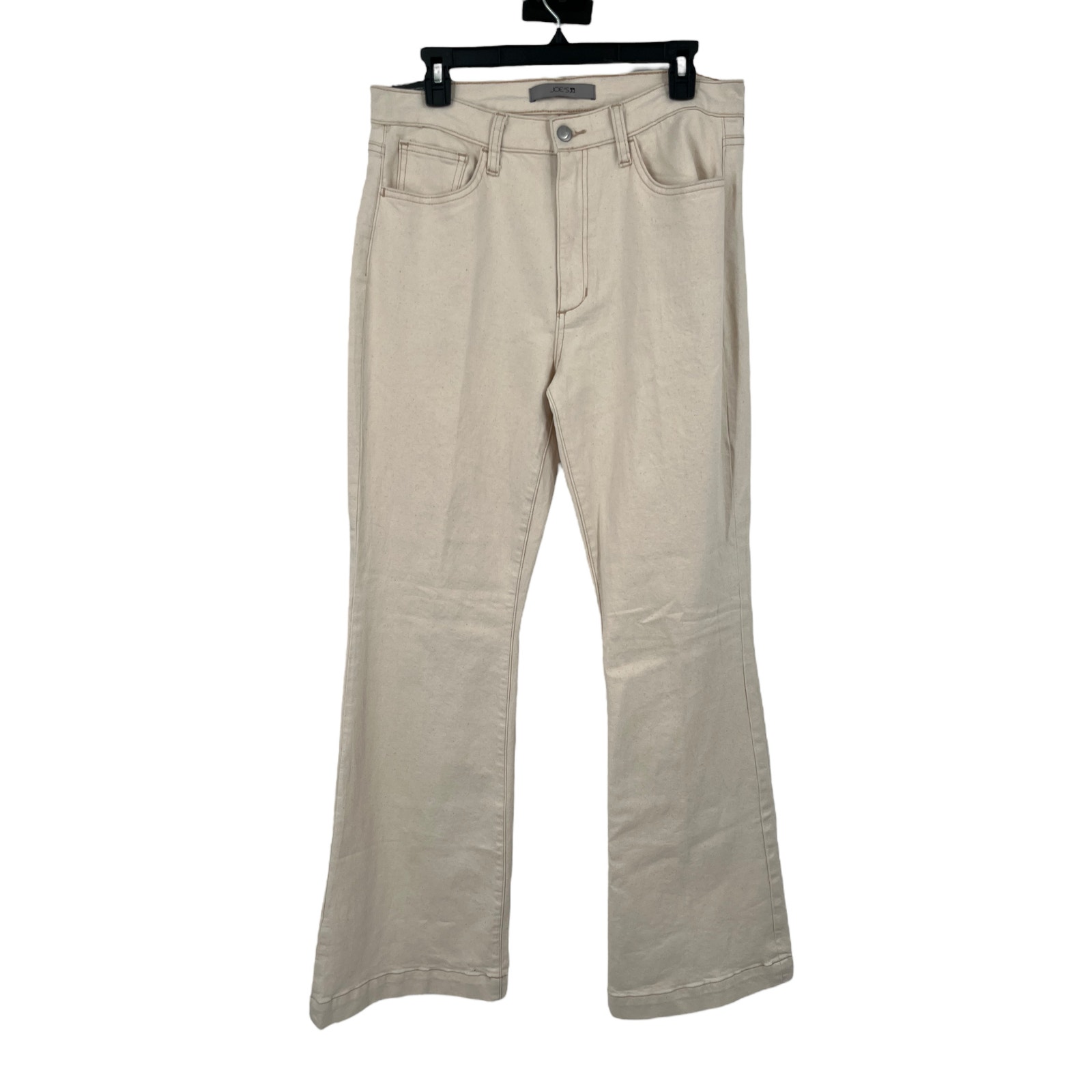 Joe's Jeans high rise flare beige denim size 31