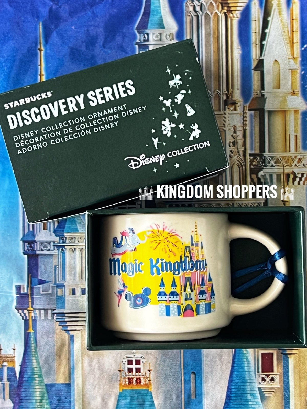 2024 Disney Parks Starbucks Discovery Series Magic Kingdom Mug ORNAMENT New