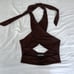 THE KRIPT HALTER CROP TOP