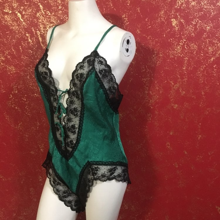 Vintage Gold Victoria’s Secret Teddy L